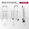 Xe kéo mini gập gọn FUJIHOME SC-250NEW2 khung hợp kim bánh cao su chống trượt, êm ái, giá 447.000 VND 2