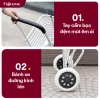 Xe kéo mini gập gọn FUJIHOME SC-250NEW2 khung hợp kim bánh cao su chống trượt, êm ái, giá 447.000 VND 3