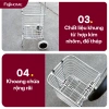 Xe kéo mini gập gọn FUJIHOME SC-250NEW2 khung hợp kim bánh cao su chống trượt, êm ái, giá 447.000 VND 4