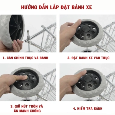 Xe Kéo Siêu Thị TOSHUDO Hợp Kim Gấp Gọn - Tiện Lợi, Giá Chỉ 99.000đ 3 Xe Kéo Siêu Thị TOSHUDO Hợp Kim Gấp Gọn - Tiện Lợi, Giá Chỉ 99.000đ 3