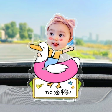 Xe lắc đầu đồ trang trí tự làm - Hình đại diện cặp đôi, trang trí nội thất xe hơi, giá 69.000₫