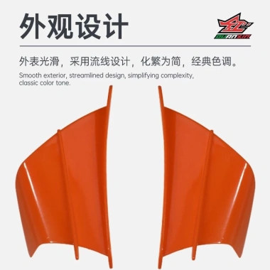 Xe máy đa năng cánh gió cố định Breeze SR - Phụ kiện đua 6.350 Air Knife cho Suzuki GSX, giảm giá 19%