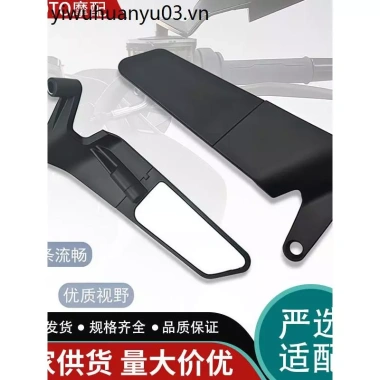 Xe máy điện sửa đổi cố định cánh gió - gương chiếu hậu nhựa gấp bẻ, 9 phản quang, gương lớn đa năng - 179.300 VND