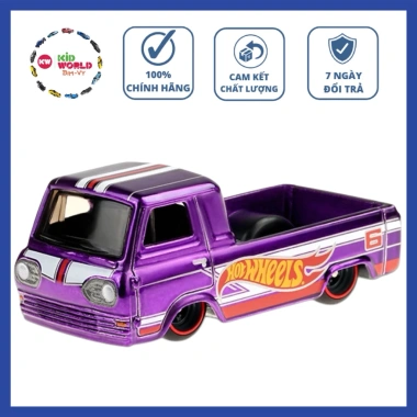 Xe mô hình Hot Wheels Bán tải 2.020 Collector Edition Ford Econoline 60s GJJ81 - bánh cao su, giảm giá 550.000 VND 2
