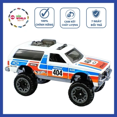 Xe mô hình Hot Wheels Chevy Blazer 4x4 HYX25 - Giá 65.000, thiết kế đẹp, chi tiết
