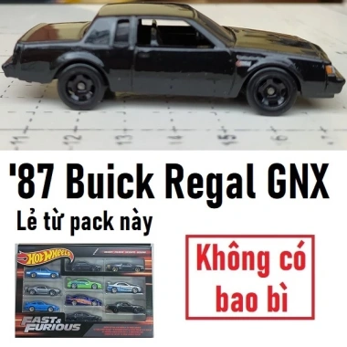 Xe mô hình Hot Wheels Fast & Furious 1.987 Buick Grand National Regal GNX Giá 159.000đ 5 Xe mô hình Hot Wheels Fast & Furious 1.987 Buick Grand National Regal GNX Giá 159.000đ 5
