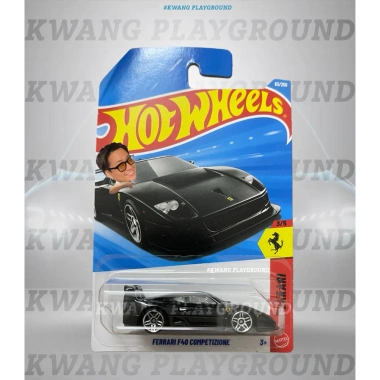Xe mô hình Hot Wheels Ferrari F40 Competizione đen - Case C 2.026 giá ưu đãi 209.000₫