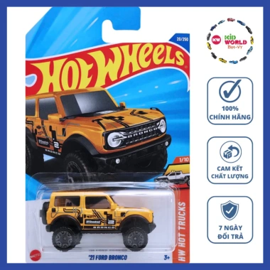 Xe mô hình Hot Wheels Ford Bronco 2.021 HYX50 bán tải - Giá 65k, chất lượng chuẩn