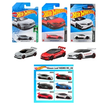 Xe mô hình Hot Wheels Nissan Leaf Nismo RC_02 xám Siêu tốc, thực tế, giảm 100k