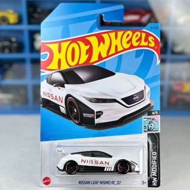 Xe mô hình Hot Wheels Nissan Leaf Nismo RC_02 xám Siêu tốc, thực tế, giảm 100k