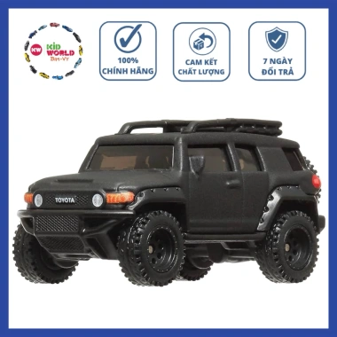 Xe mô hình Hot Wheels Premium Toyota FJ Cruiser HRT99 bánh cao su, chỉ 300.000₫ 2