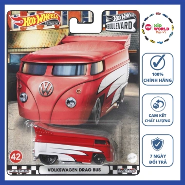 Xe mô hình Hot Wheels Volkswagen Drag Bus HCR15 bánh cao su - Giá 270.000 VND (giảm từ 332.100 VND)