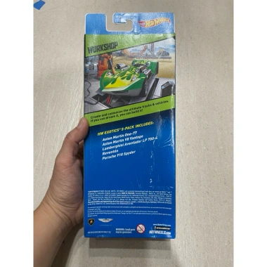 Xe mô hình Hotwheels 1:64 Pack 5 Exotics Lamborghini - Giá ưu đãi 450.000đ 2