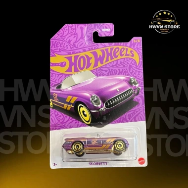 Xe mô hình Hotwheels 55 Corvette màu tím - Giá chỉ 150.000 VNĐ, giảm mạnh 2