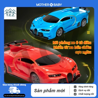 Xe ô tô điều khiển từ xa Siêu xe Thể thao tốc độ có đèn, đồ chơi bé trai 132.199₫
