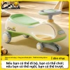 Xe ô tô xoay vịt vàng 1-8 tuổi, chống lật, bánh xe đa năng, im lặng có nhạc