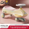 Xe ô tô xoay vịt vàng 1-8 tuổi, chống lật, bánh xe đa năng, im lặng có nhạc 2