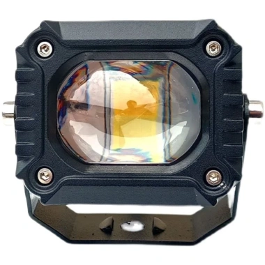 Xe phụ trợ màu vàng trắng - Đèn LED 2 màu, đo khoảng cách xe tải, ánh sáng mạnh