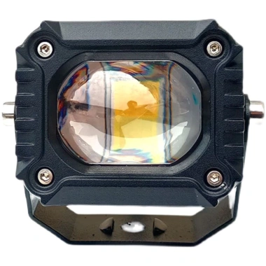 Xe phụ trợ màu vàng trắng - Đèn LED 2 màu, đo khoảng cách xe tải, ánh sáng mạnh