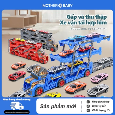 Xe siêu xe 3 tầng gấp gọn Racing Transporter Kit - Đồ chơi bé trai, chỉ 83.299₫