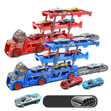 Xe siêu xe 3 tầng gấp gọn Racing Transporter Kit - Đồ chơi bé trai, chỉ 83.299₫