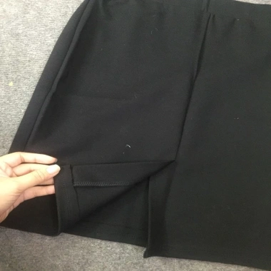 Xẻ Tà Chân Váy Bút Chì Lưng Thun 50cm Vải Thun Co Giãn Big Size 86KG Giá 125k