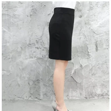 Xẻ Tà Chân Váy Bút Chì Lưng Thun 50cm Vải Thun Co Giãn Big Size 86KG Giá 125k