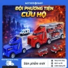 Xe Tải 6 Trong 1 Hợp Kim Nhôm Đầy Đủ Mã Cảnh Sát, Cứu Hỏa, Kỹ Thuật, Quân Sự - Giá 110.000 VND 2