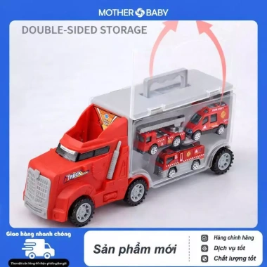 Xe Tải 6 Trong 1 Hợp Kim Nhôm Đầy Đủ Mã Cảnh Sát, Cứu Hỏa, Kỹ Thuật, Quân Sự - Giá 110.000 VND