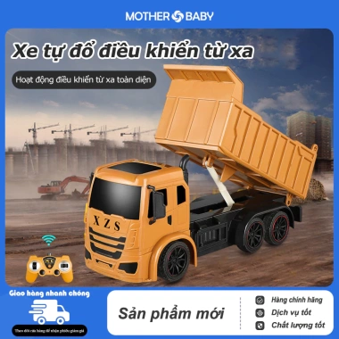 Xe tải điều khiển từ xa cho bé, xe ben đồ chơi nâng hạ, giảm giá 321.300 VND