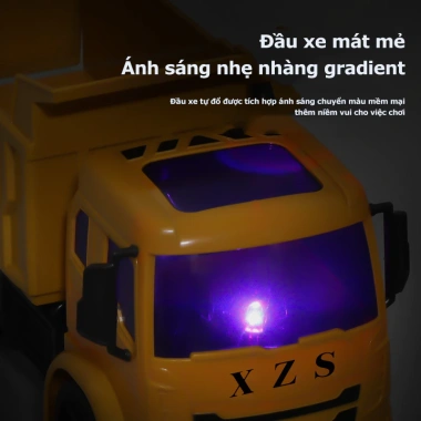 Xe tải điều khiển từ xa cho bé, xe ben đồ chơi nâng hạ, giảm giá 321.300 VND