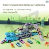 Xe tải khủng long 3 tầng có cầu trượt, gấp gọn, đồ chơi vận chuyển cho bé trai - Giá ưu đãi 83.199₫ 4