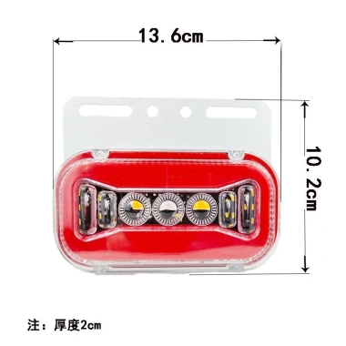 Xe tải Side Light Truck 24V – Đèn chiếu sáng mặt đất sáng, cảnh báo rẽ, bền