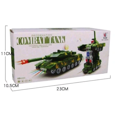 Xe tăng biến hình robot có đèn nhạc - Đồ chơi hấp dẫn, giá ưu đãi 135.000₫ 4 Xe tăng biến hình robot có đèn nhạc - Đồ chơi hấp dẫn, giá ưu đãi 135.000₫ 4