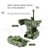 Xe Tăng Biến Hình Robot Tự Động Có Đèn - Đồ Chơi Trẻ Em Chạy Đà, Giảm Giá 4