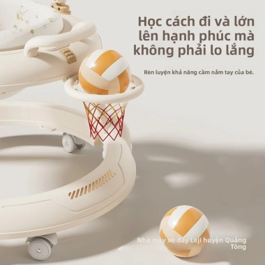 Xe tập đi trẻ sơ sinh 2.025 đa chức năng chống chân O, gập gọn cho bé 6‑18 tháng – giá 1 036 000₫ 3