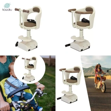 Xe tay ga ghế trẻ em gắn trước thép – Lắp đặt dễ dàng, dùng cho xe máy & xe điện