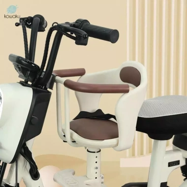 Xe tay ga ghế trẻ em gắn trước thép – Lắp đặt dễ dàng, dùng cho xe máy & xe điện
