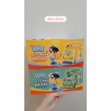 Xe Tô Màu Kun 33 Màu Đa Sắc - Hộp Xe Ô Tô Dễ Thương cho Bé, Giá ưu đãi 94.900 4