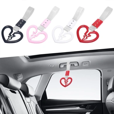 Xe trái tim tan vỡ, dây đeo chống tĩnh điện, vòng treo tàu điện - Giao nhanh 29.700đ