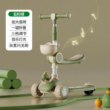 Xe Trượt có Nhạc Scooter Khủng Long Bánh Phát Sáng MmSMTTG014 8