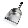 Xẻng Xúc Inox Cầm Tay 20.5-25.5cm Độ Dày 1mm Dùng Nông Sản Thủy Hải Sản Giá 170k