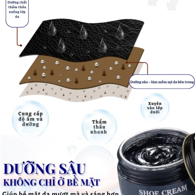 Xi Kem Đánh Giày MINSU M7.948 - Phục hồi màu, đánh bóng, dưỡng & bảo vệ giày, da, ghế sofa - Giá 145.000₫ 5 Xi Kem Đánh Giày MINSU M7.948 - Phục hồi màu, đánh bóng, dưỡng & bảo vệ giày, da, ghế sofa - Giá 145.000₫ 5