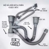 Xi Phông Bộ Xả Chậu Rửa Chén 2 Hộc 110mm - 2 Xả Tràn, Đúc Bền, Giá Ưu Đãi 130k 5