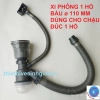 Xi phông chậu rửa bát 1 hố bầu 110mm cho chậu đúc - Giá giảm 135k, hàng đẹp