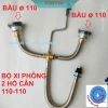 Xi phông chậu rửa bát inox 2 hố - Giá 280.000 VNĐ - Inox không gỉ, bền, chuẩn