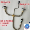 Xi phông chậu rửa bát inox 2 hố - Giá 280.000 VNĐ - Inox không gỉ, bền, chuẩn 5