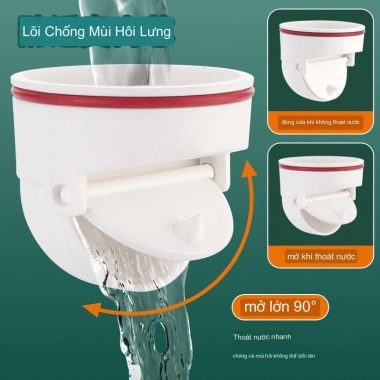 Xi Phông Chậu Rửa Mặt Inox 304 - Chống Chuột, Chống Rỉ, Đổi Đuôi, Giá 80.000 VND 4