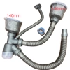 Xi Phông Ống Xả Chậu Rửa Bát 2 Hố Bầu 140mm - Giá Rẻ 199k, 1 Hoặc 2 Xả Tràn