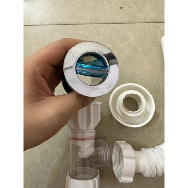Xi phông thoát nước chậu rửa mặt đa năng 2 kiểu ngang dọc, giá 24.000đ